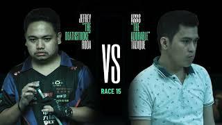 MARBOYS BILLIARDS Jefrey THE DEATHSTROKE Roda vs Assis ADO Tadique - Race 15 - 10 Balls - Even