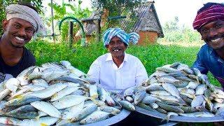 Traditional Fish Curry  Cooking Fish Recipe with Traditional Hand Ground Masala  Village Food