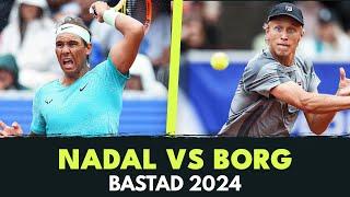 Rafael Nadal Vs Leo Borg Highlights  Bastad 2024