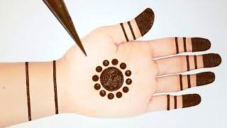 Easy Simple dotted mehndi trick  Stylish Mehndi designs for hands  Gol tikki mehandi design