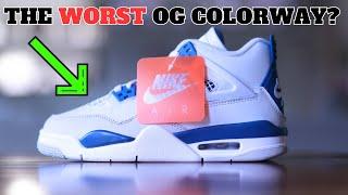 Air Jordan 4 retro Military Blue or Industrial Blue review ￼