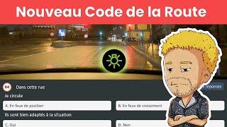 NOUVELLES QUESTIONS - Test Code de la Route 2024 - Série 45