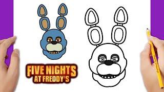 How To Draw Five Nights at Freddys - Bonnie  FNAF Drawing