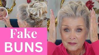 HOW TO WEAR A FAKE BUN OR HAIRPIECE EVEN IF YOU HAVE SHORT HAIR ‍️