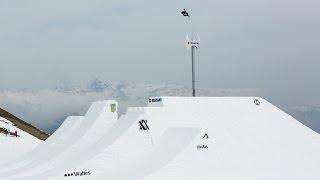 World Record Christian Haller highest snowboard air on hip at Suzuki Nine Knights 2016