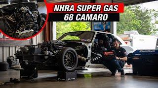 NHRA Super Gas Camaro getting dialed in on Hub Dyno  Chris Lewis