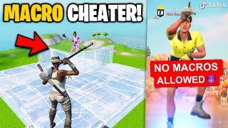 I tried out for a TikTok Clan as a MACRO CHEATER... Fortnite