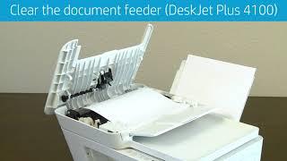 Fix a Paper Jam   HP DeskJet 2700 DeskJet Plus 4100 series printers   HP