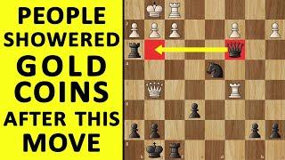 The Gold Coins Game Marshalls Legendary Queen Sacrifice Best Chess Moves Tactics & Ideas to Win