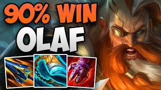 90% WIN RATE OLAF IN CHALLENGER  CHALLENGER OLAF TOP GAMEPLAY  Patch 14.7 S14