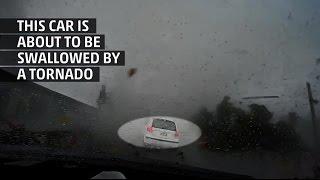 Weather Gone Viral Car Picked Up by Tornado