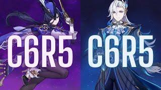 C6R5 Clorinde x C6R5 Neuvillette  4.7 Spiral Abyss  Genshin Impact