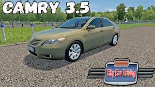 Экономия бензина на Toyota Camry 3.5  City Car Driving + Logitech G29