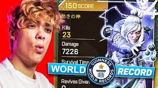 NEW 7000 DAMAGE RANKED WORLD RECORD SOLO VS SQUADS  Apex Mobile