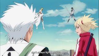 Halibel VS Toshiro & Hiyori & Lisa English Sub