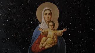 Orthodox Marian hymn  Hail O Virgin Mother of God Богородице Дево радуйся Lyric video