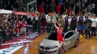 Blake Griffin Jumps Over a Car