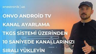 Onvo Tv Kanal Ayarlama Nasıl Yapılır TKGS KURULUMU