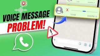 How To Fix WhatsApp Voice Message Problem on iPhone  WhatsApp Voice Chat Issue