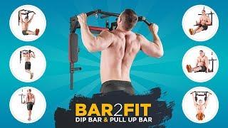 Pull up bar with dip bars - Bar2Fit - Garage gym - Home workout training