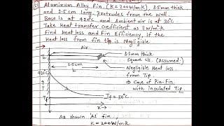 HT Lecture 23  Problems Solving on Pin Fins - Simple cases