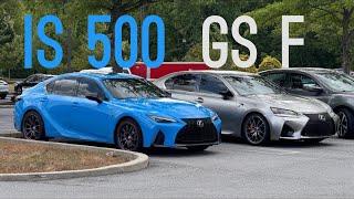 Atomic Silver Lexus GS F  Modified Blue Vector Lexus IS 500 x WORK Emotion ZR10