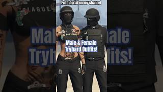 GTA5 Female and Male tryhard outfits  #shorts #yeat #gta5 #gta5online #gta