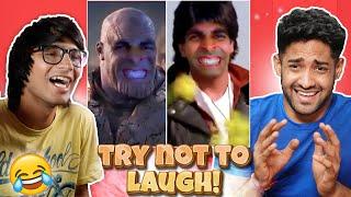 TRY NOT TO LAUGH WITH @souravjoshivlogs7028  FUNNY MEMES