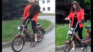 ️ Code 060 ◾ Vicky & Mr Garelli moped Rollerstart and hard revving ◾ Pedal Vamp Pedal Pumping