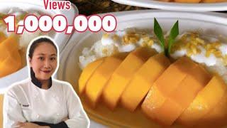 How To Make Thai Mango Sticky Rice - ThaiChef food