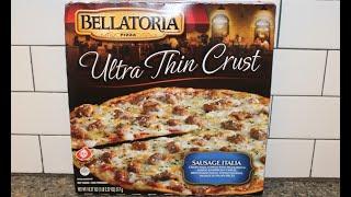 Bellatoria Pizza Ultra Thin Crust Sausage Italia Pizza Review