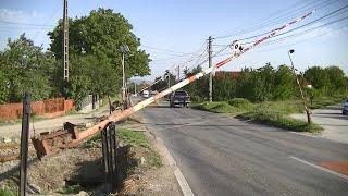 Spoorwegovergang Gheaba RO  Railroad crossing  Trecere la nivel