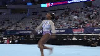 Simone Biles - Floor Exercise - 2021 U.S. Gymnastics Championships - Senior Women Day 1