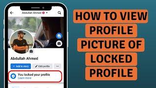 2023 How To See Locked Facebook Account Profile Picture?