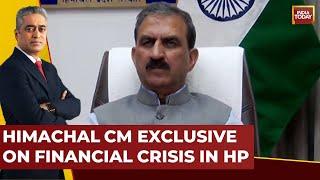 Himachal Pradesh CM Exclusive Hill State In Financial Mess? CM Sukhvinder Singh Sukhu Answers