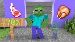 Monster School  Baby Zombie Couldnt Stop Zombie Boy From Doing Bad Things - Minecraft Animation