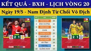  Kết Quả Bảng Xếp Hạng Vòng 19 V.League 2024 Ngày 195  Nam Định Thua Đau Viettel   Lịch Vòng 20