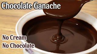 Chocolate Ganache Recipe  Chocolate ganache with cocoa powder  Chocolate Sauce
