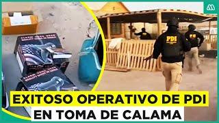 PDI incauta armas y droga en toma de Calama El masivo operativo contra crimen organizado