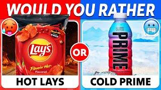 Would You Rather...? HOT or COLD ️ Food Edition