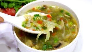 वेजिटेबल सूप बनाने का सबसे आसान तरीका  Vegetable Soup Recipe  Mixed Veg Soup  Kabitaskitchen