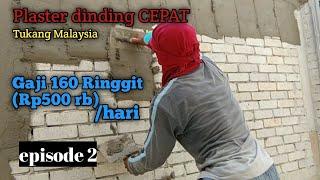 Plaster dinding cepat  plaster tembok cepat  noor hd tukang malaysia