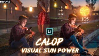 @Calop Visual Sunny Weather Effects Tutorial  How To Edit Like CALOP In PicsArt  Lomax Art