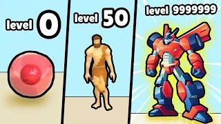 Evolving into MAX LEVEL HUMAN in Merge Evolution