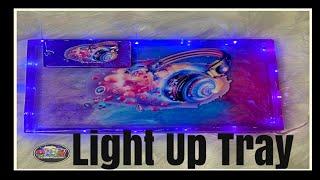 DIY Light Up Tray‼️How To Video‼️Tutorialrolling tray