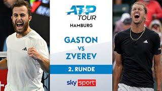 Hugo Gaston vs. Alexander Zverev - Runde 2  Hamburg Open 2024  Highlights - Sky Sport Tennis