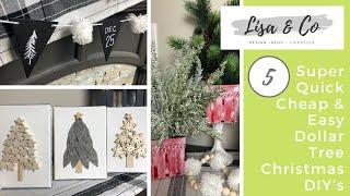 Dollar Tree Christmas in July  5 Super Quick Cheap & Easy DIY’s   Lisa & Company