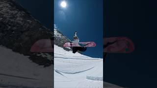 Deluxe slush laps w Anna Gasser at Hintertux ️