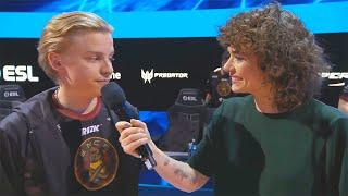 Frankie Ward Best Interviews & Funny Moments ft. Aleksib s1mple flusha