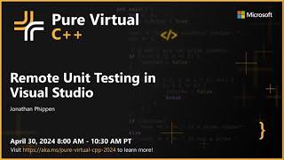 Remote Unit Testing in Visual Studio